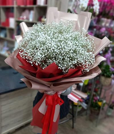 Букет цветов из: Гипсофила в Кяхулай