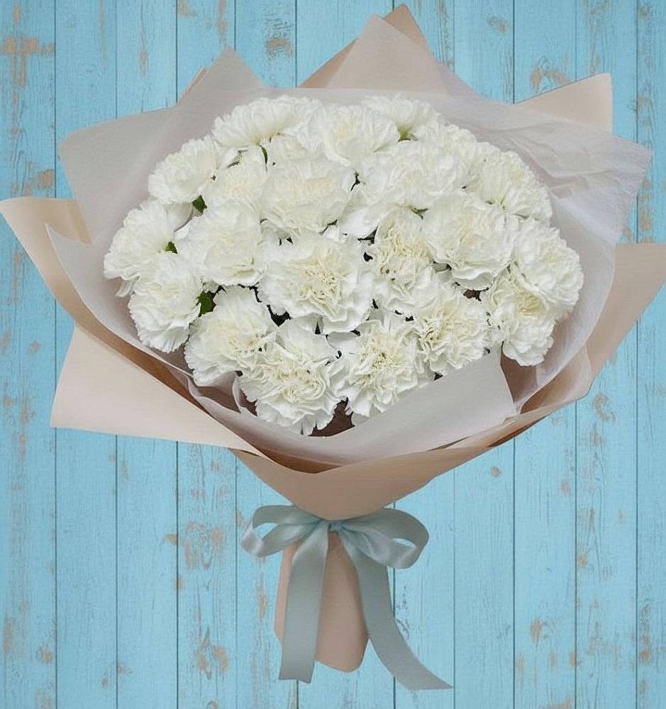 Букет цветов из: Гвоздики в Кяхулай