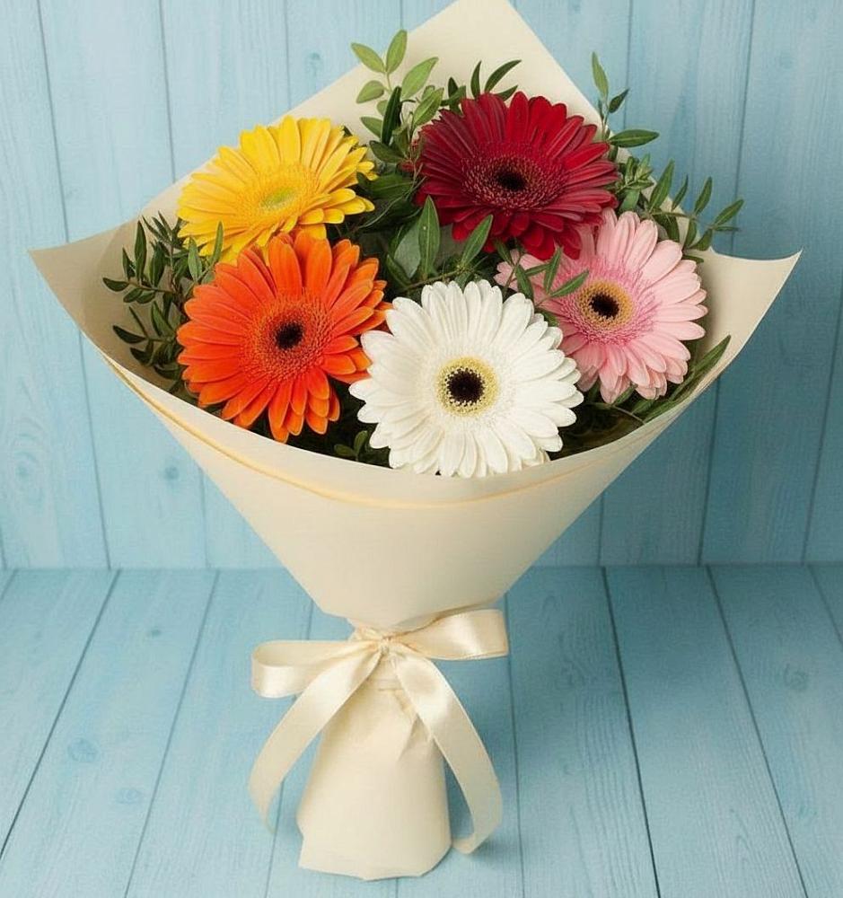 Букет цветов из: Герберы в Кяхулай