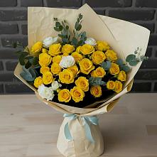 Букет цветов из:  Розы #REPLACE_PRED# Кяхулай