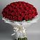 Букет 101 Красная роза Блэк Мэджик в Кяхулай