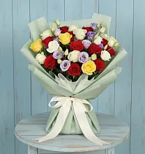 Букет цветов из:  Розы в Кяхулай