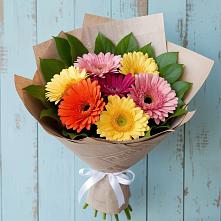 Букет цветов из:  Герберы #REPLACE_PRED# Кяхулай