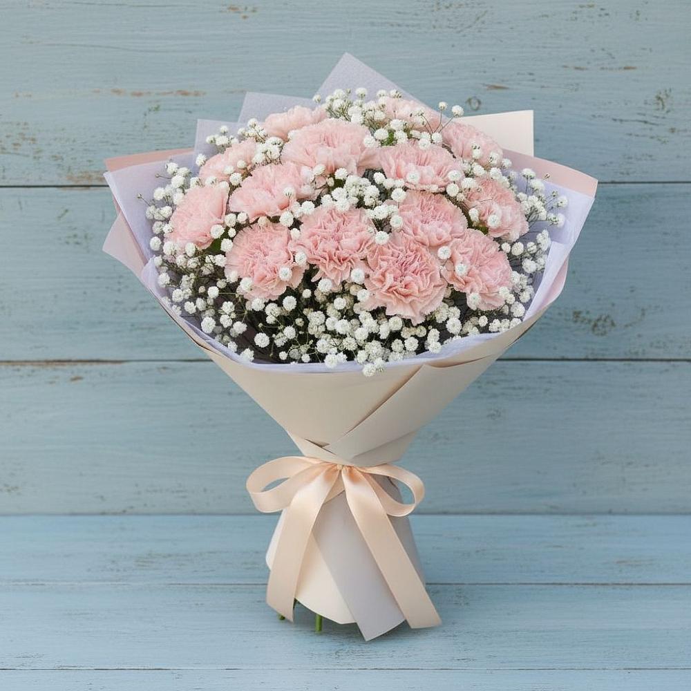 Букет цветов из: Гвоздики в Кяхулай