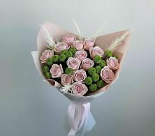 Букет цветов из:  Розы и Хризантемы в Кяхулай