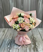 Букет цветов из:  Гвоздики, Розы и Хризантемы в Кяхулай