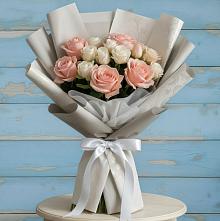 Букет цветов из:  Розы #REPLACE_PRED# Кяхулай