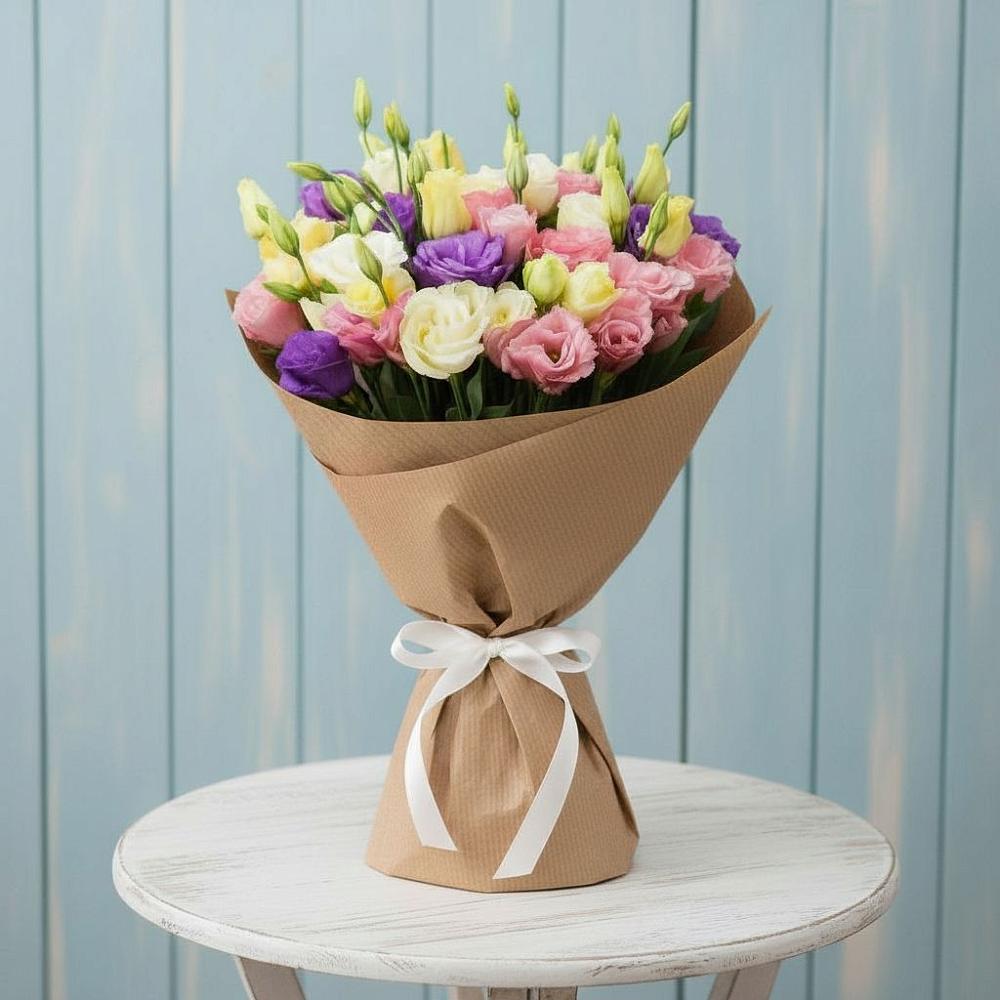 Букет цветов из: Лизиантусы в Кяхулай