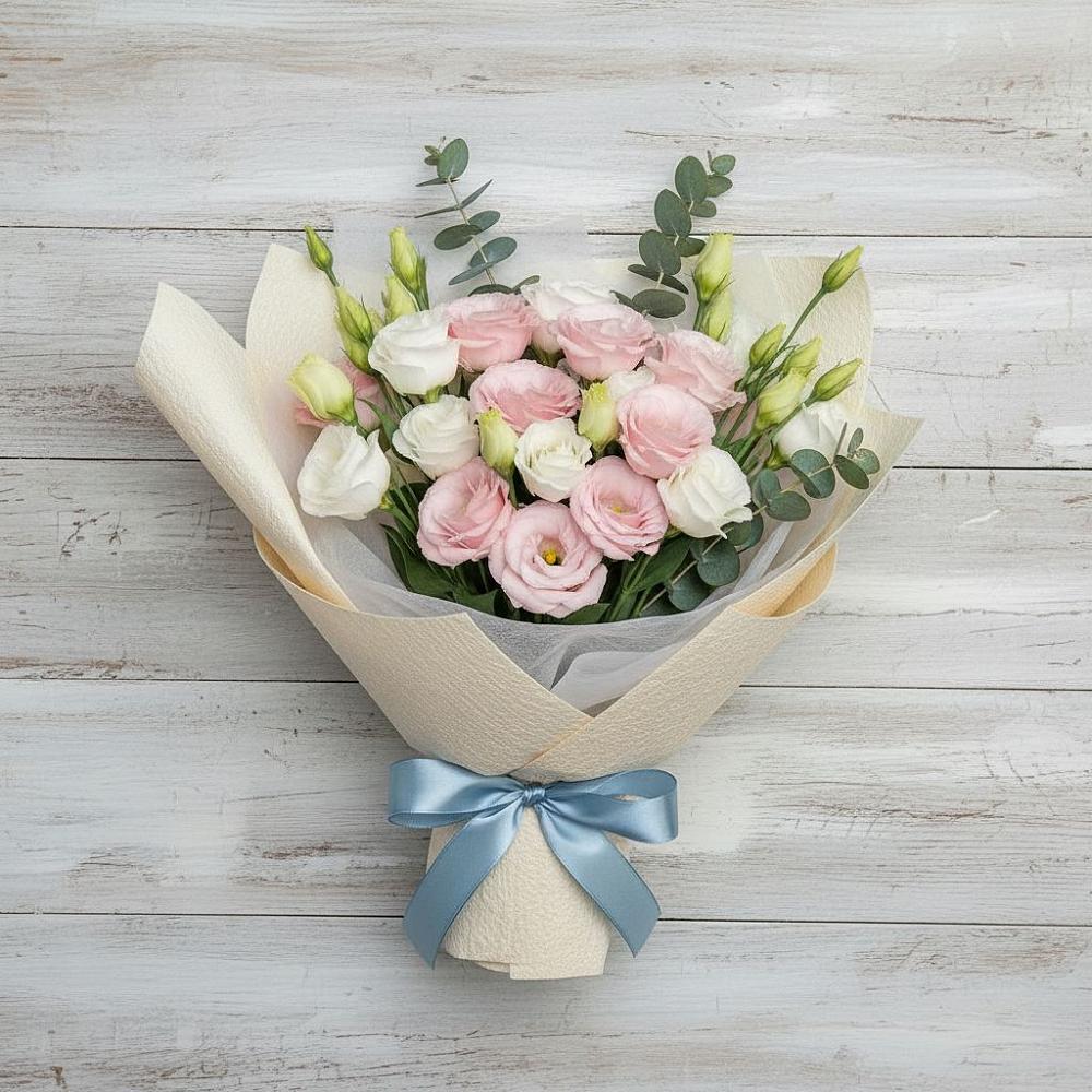 Букет цветов из: Лизиантусы в Кяхулай